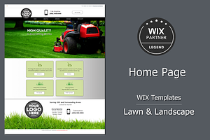 WIX Site Template Lawn & Landscape