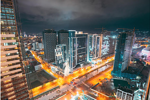 5k Night View Scenic Of highrise, a Graphic by Our Amazing World