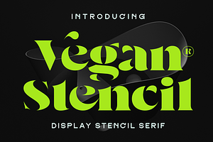 Vegan - A Display Stencil