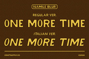 Namile Blur, a Sans Serif Font by Craft Supply Co. (Thumbnail 5 of 8)
