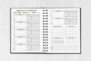 Weekly Planner Canva, a Stationery Template by DesignByStore (Thumbnail 2 of 4)