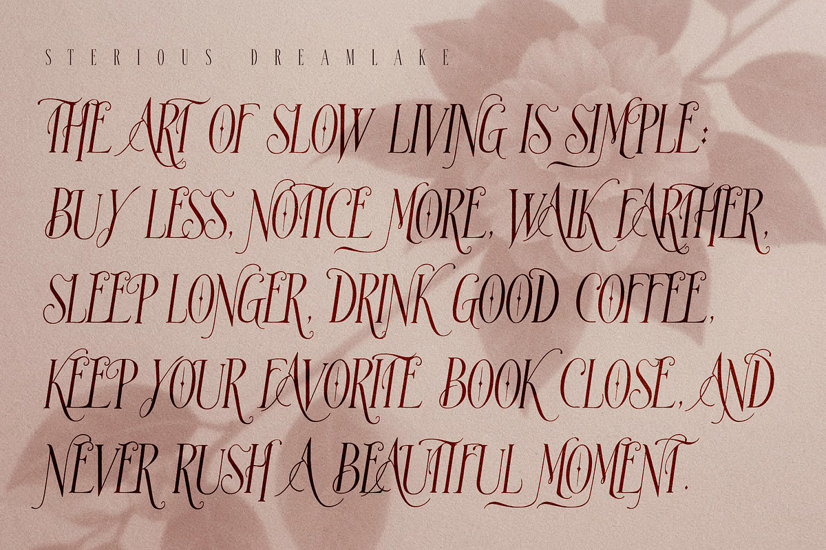 Sterious Dream - Timeless font Trio, a Handwritten Font by HypeWorksCo (Photo 31 of 42)