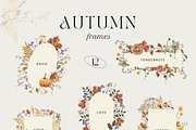 Autumn Fall Watercolor Set, an Illustration by NassyArt (Thumbnail 6 of 11)