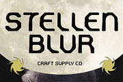 Stellen Blur, a Sans Serif Font by Craft Supply Co. (Thumbnail 1 of 8)