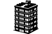Solar Panel Building Silhouette, a Technology Illustration by balal (Thumbnail 2 of 13)