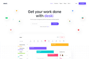 Deski - Saas HTML Template RTL