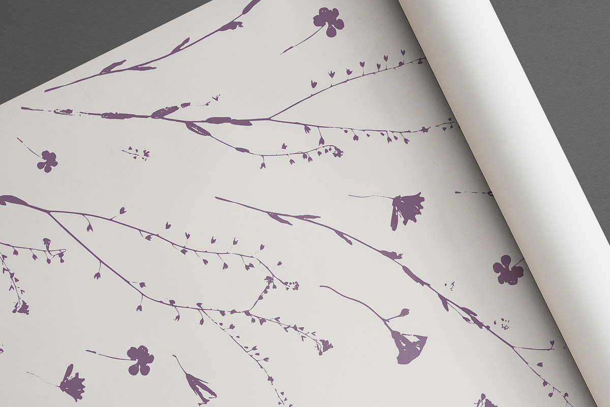 Subtle Falling Twigs, a Wallpaper Graphic by MalyskaStudio (Photo 4 of 11)