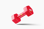 Dumbbell Mockups, a Product Mockup by artimasa (Thumbnail 6 of 6)