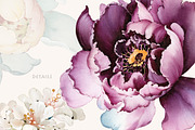 PEONIES seamless pattern, a Pattern Graphic by Lisima (Thumbnail 4 of 16)
