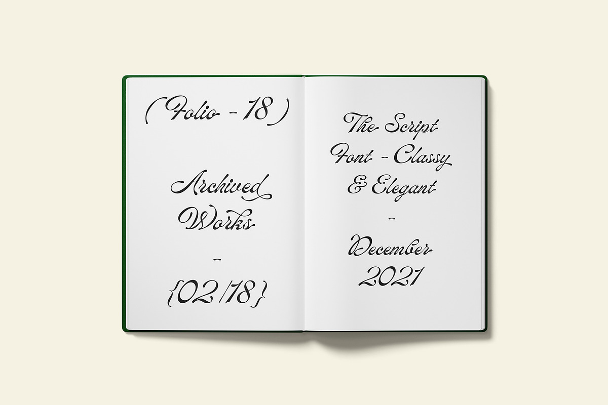 ED Lavonia - Classy Script, a Script Font by Emyself Design (Photo 10 of 12)