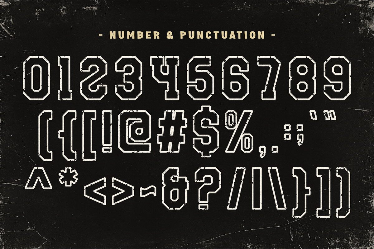 Varsity Season - Outline Slab Serif, a Slab Serif Font by Pian45 Studio (Photo 7 of 8)