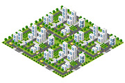 Isometric city lifestyle, an Illustration by AlexZeL (Thumbnail 1 of 5)