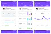 Material UI Kit: Fitness, a Templates & Theme by UI8 (Thumbnail 6 of 7)