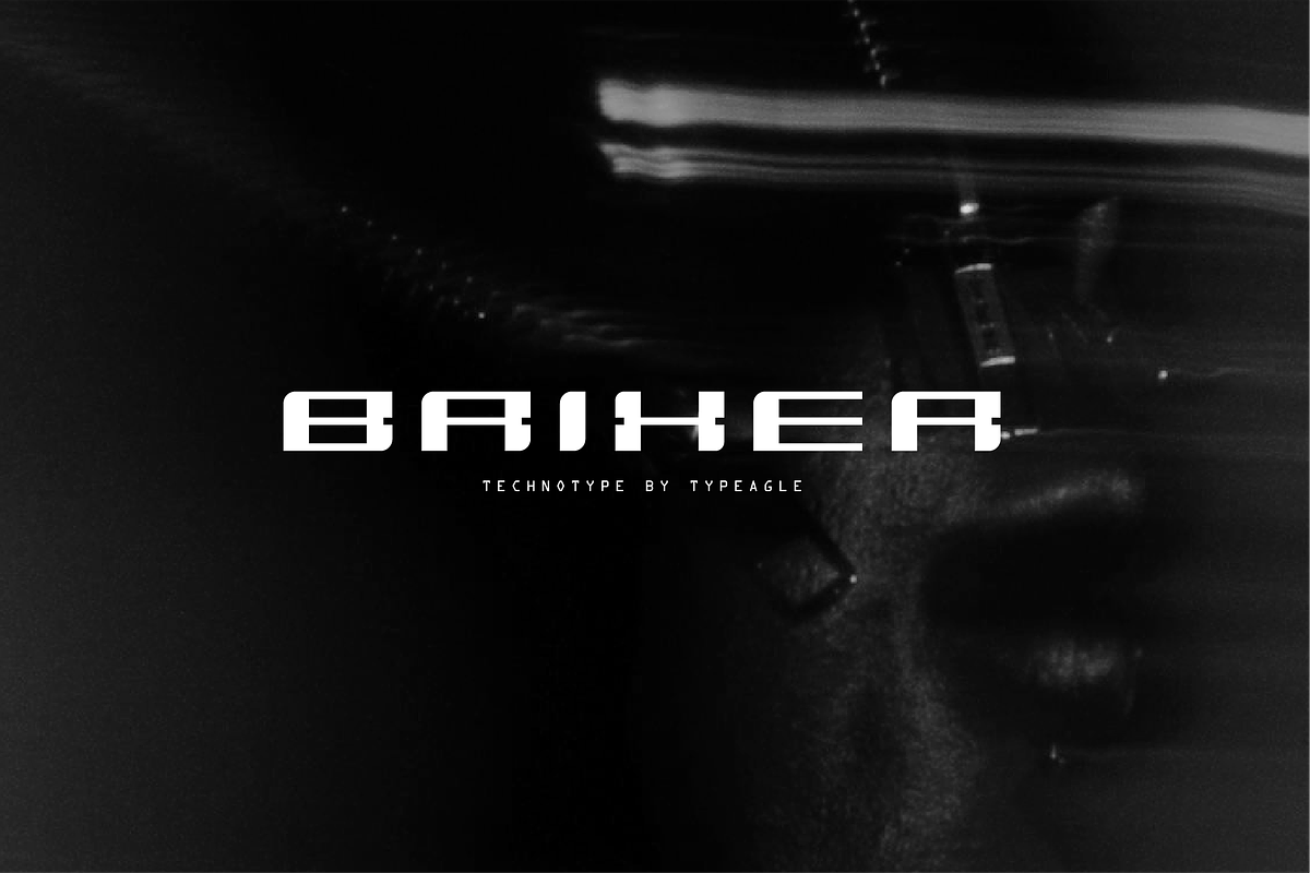 Brixer - Futuristic Display Font, a Sans Serif Font by Typeagle (Photo 1 of 10)