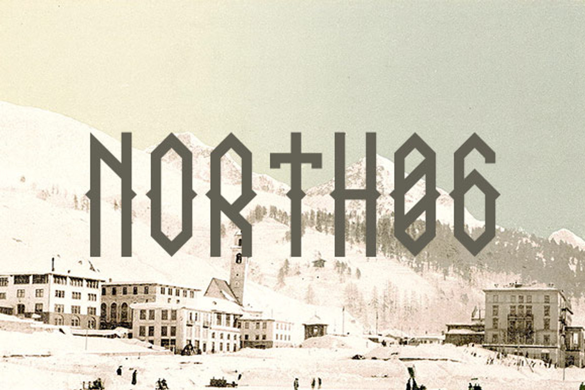 NORTH 06 - font