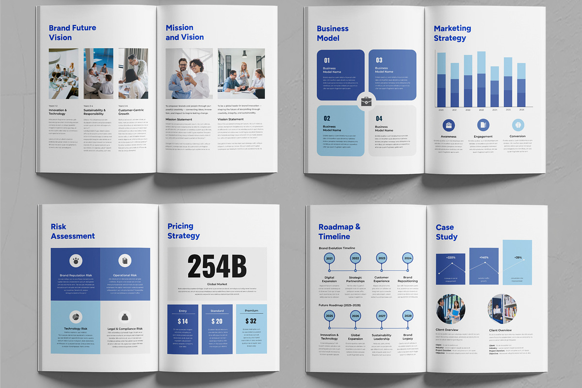 Brand Strategy Brochure Template preview 3