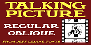 Talking Picture JNL, a Slab Serif Font by Jeff Levine Fonts (Thumbnail 1 of 5)