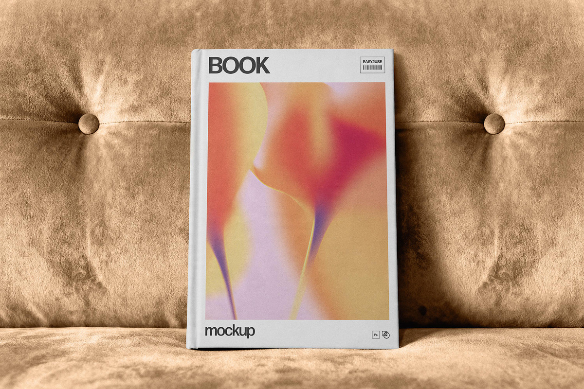 Hardcover Book Mockup on Velvet, a Books & Magazine Mockup by Design Squad (Photo 4 of 4)
