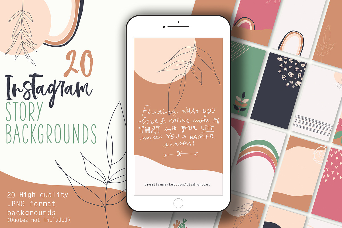 Instagram STORY Template BACKGROUND
