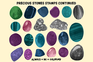 Procreate Precious Stones Brush Set