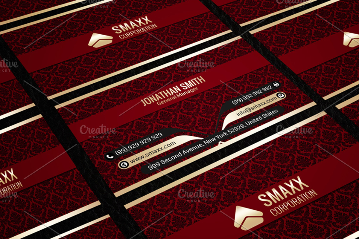 Luxury Corporate Business Card CM004, a Business Card Template by annozio (Photo 4 of 4)