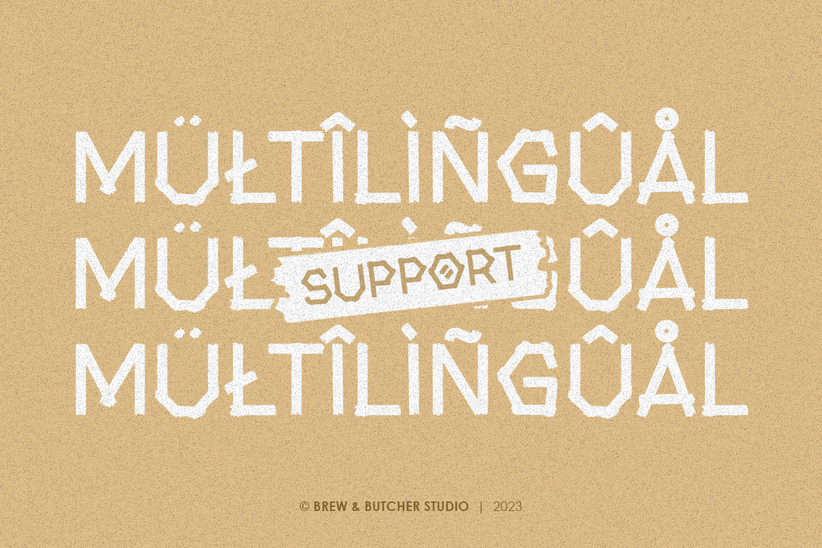 Mooje | Display Typeface, a Handwritten Font by Brew & Butcher Studio (Photo 5 of 8)