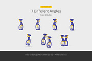 Spray Bottle Mockup Set, a Household Mockup by Country4k (Thumbnail 4 of 4)