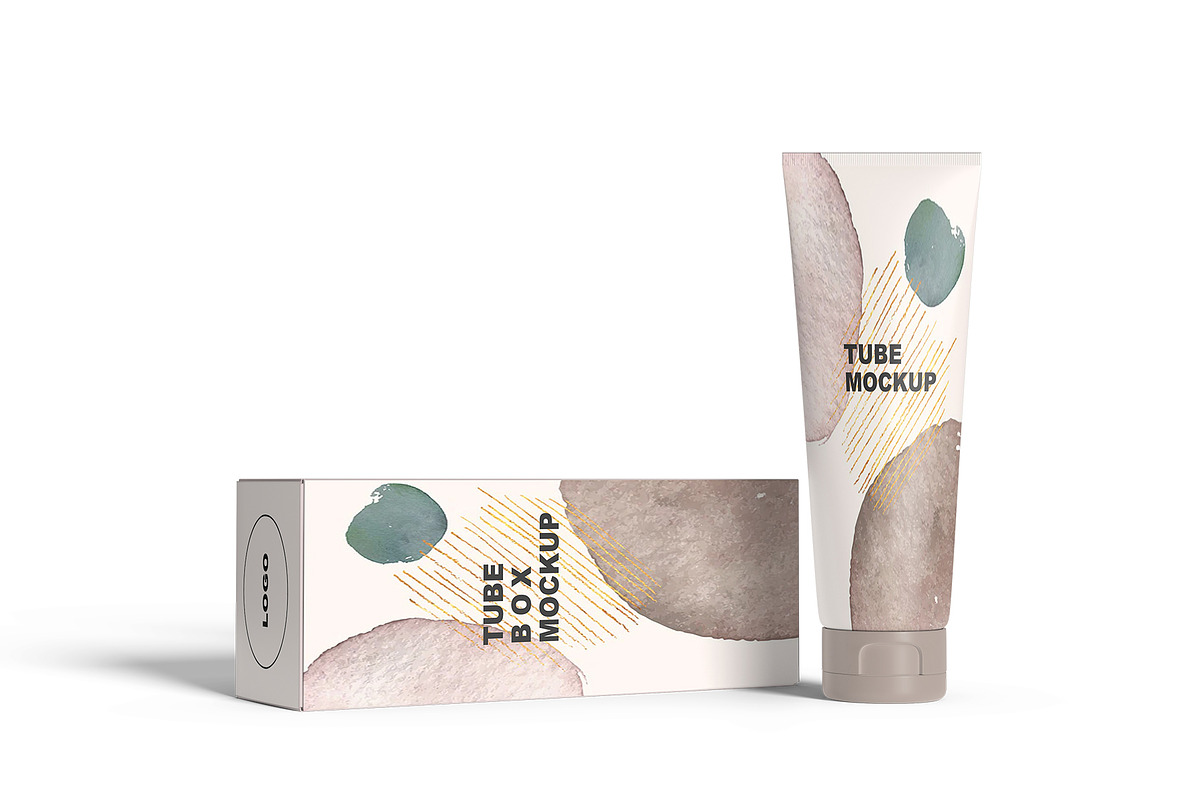 Cosmetic Tube & Jar Box Mockup, a Product Mockup by Mockupfit (Photo 41 of 44)