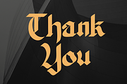 Kosegry – A Bold Blackletter Font, a Blackletter Font by Randi Irvan | Rvandtype (Thumbnail 13 of 13)