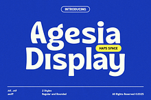 Agesia - Display Font Duo