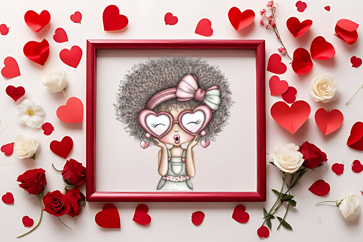 Goofy Valentine Human Cartoon Pack, a Person Illustration by RobertsArt (Photo 4 of 7)