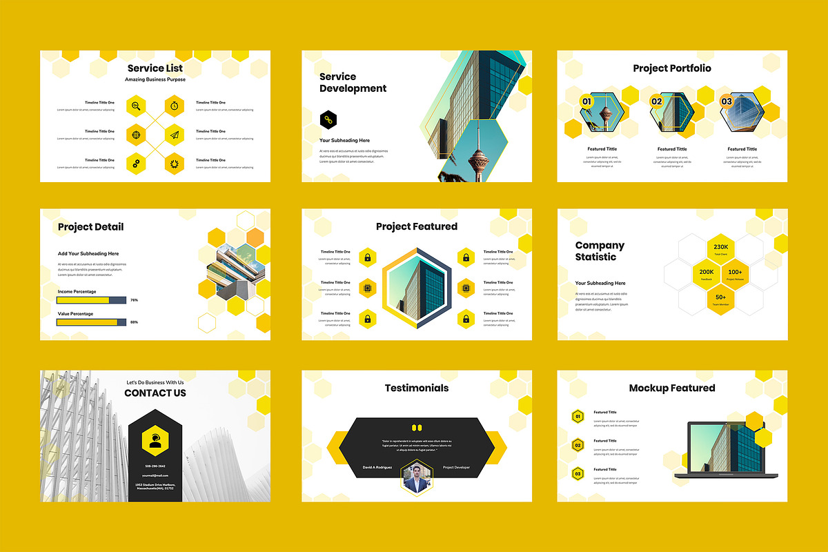Hexava - Presentation Template, a Presentation Template by TMint Creative