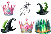 Wizard of Oz Clipart Dorothy Clipart, an Illustration by Watercolor design (Thumbnail 2 of 4)