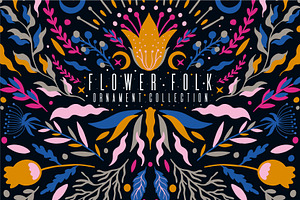 Flower folk-Collection ornament