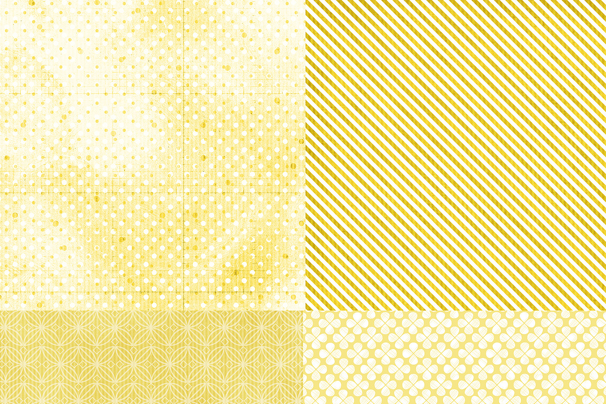 Wild About Yellow Set 2Digital Paper preview 3