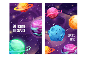 Space Planets, Galaxy Universe