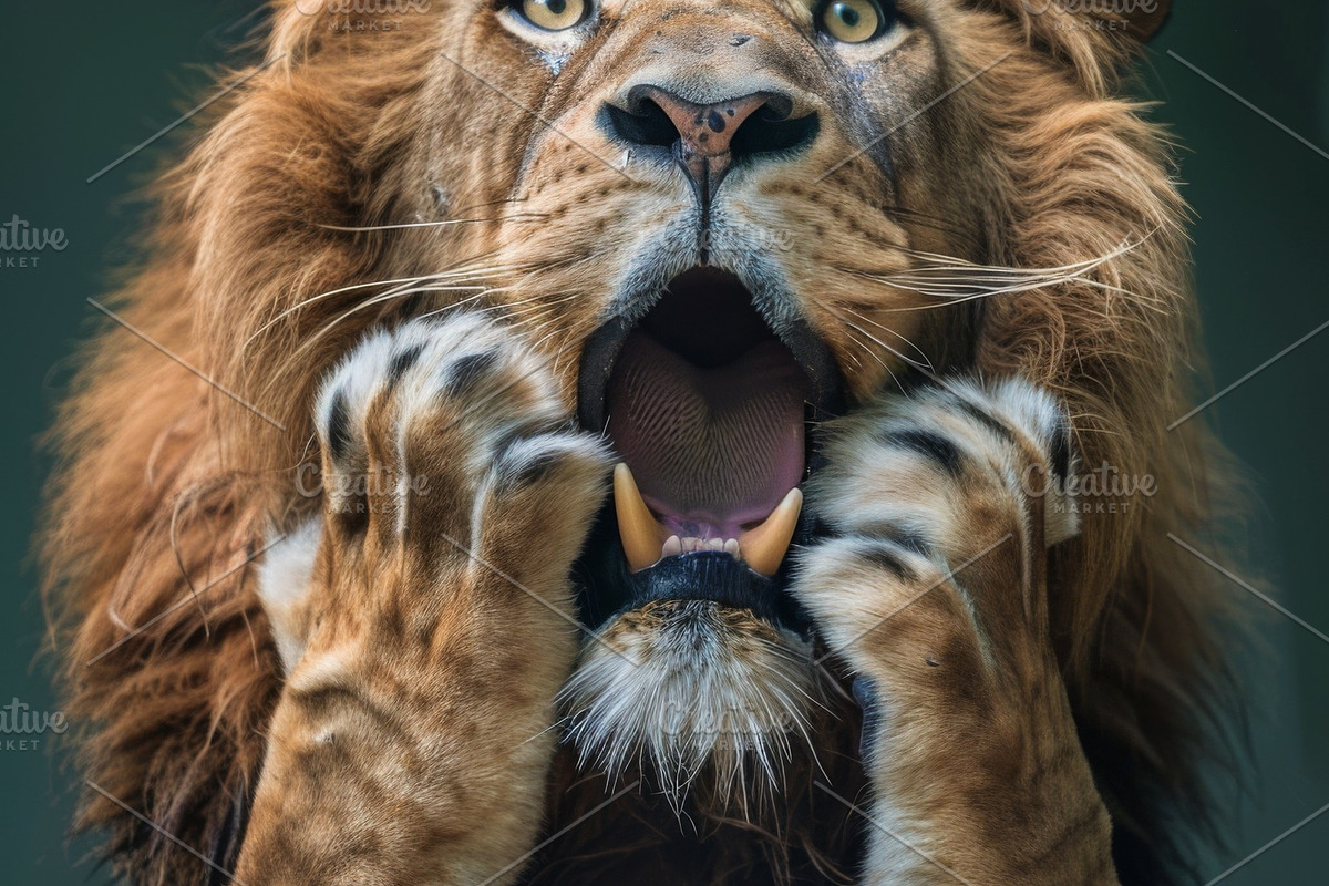 236 surprised animals, an Animal Photo by Handmadefont (Photo 88 of 241)