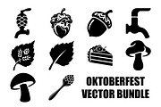 Oktoberfest Silhouette Bundle, a Seasonal Illustration by balal (Thumbnail 1 of 11)