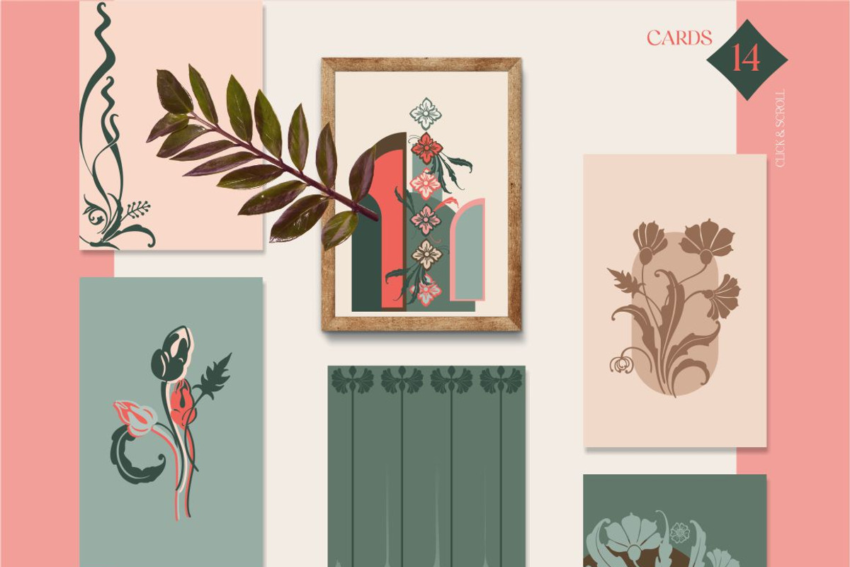 Victorian flowers & ornaments, an Object Graphic by Collection by VY (Photo 6 of 9)
