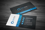 Modern Creative ZigZag BusinessCards, a Business Card Template by Galaxiya (Thumbnail 3 of 9)