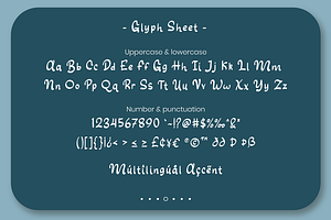 White Malla - Christmas Font