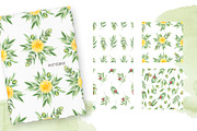 Watercolor Olive Collection, a Decorative Illustration by MayaNavits (Thumbnail 6 of 10)