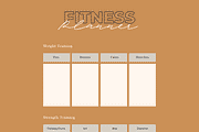 PLR Fitness Planner, a Stationery Template by Brand Your Biz Co. (Thumbnail 5 of 8)