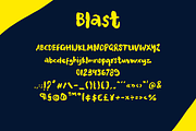 Blast | Bold and Playful Font, a Font by alphArtype (Thumbnail 10 of 12)