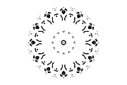Black White Mandala Illustration Set, a Decorative Illustration by NJ Himel (Thumbnail 51 of 101)