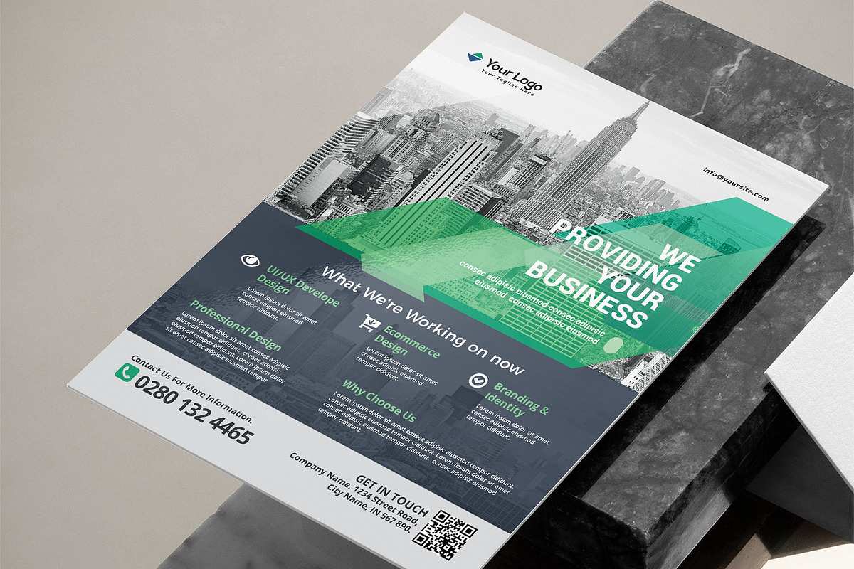 Corporate Bussiness Flyer Template, a Flyer Template by jobnabru (Photo 2 of 2)