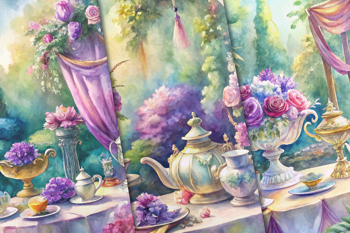 Royal Garden Fête, a Background Graphic by Curve Design (Photo 6 of 7)
