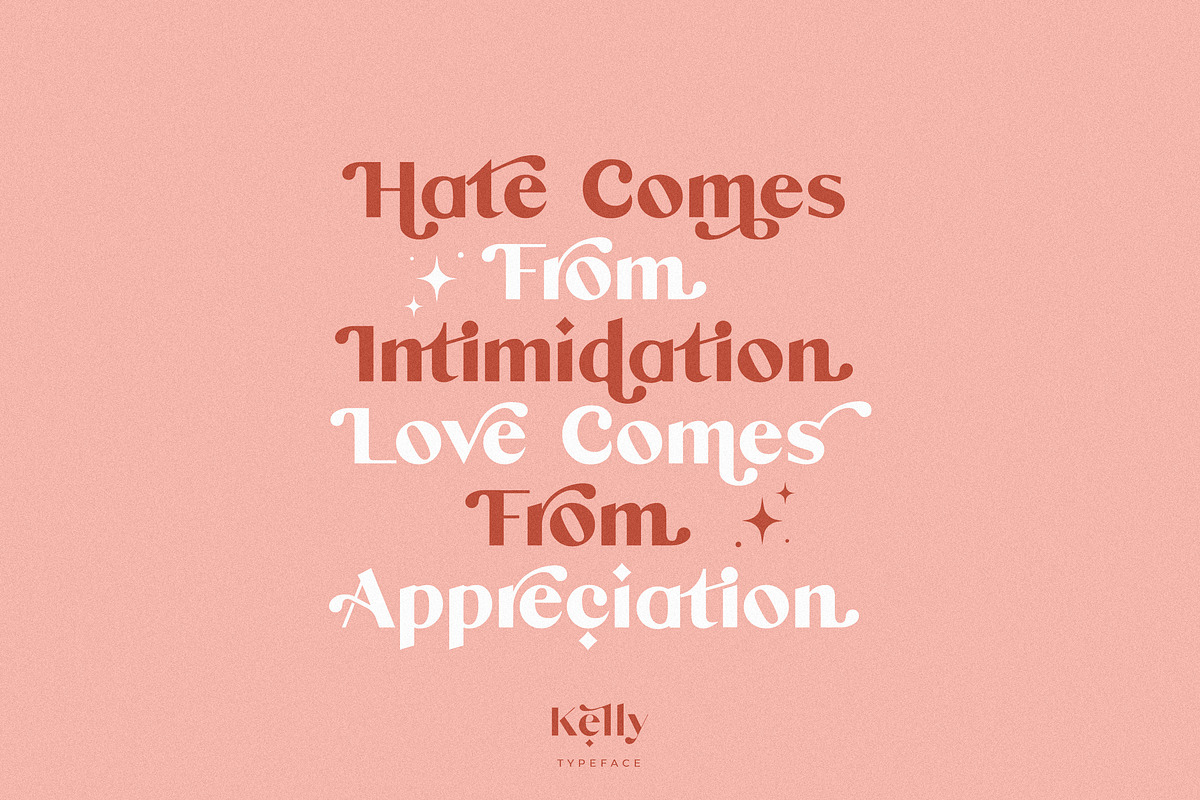 Kelly - Classy Sans Serif, a Sans Serif Font by Kaligra.co (Photo 25 of 38)