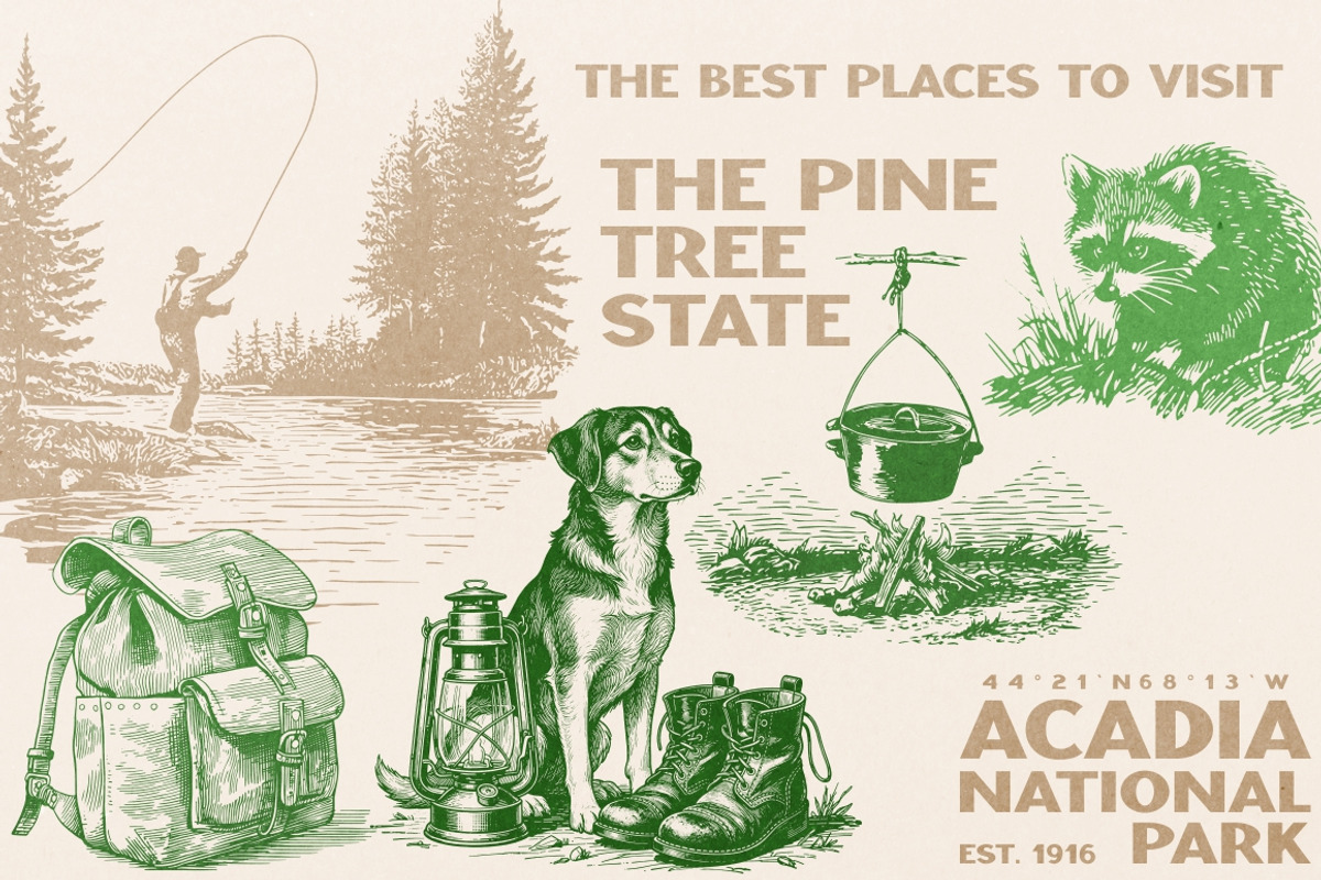 Vintage Outdoor Camping illustration, an Object Illustration by Nocturnal Wolf (Photo 4 of 18)