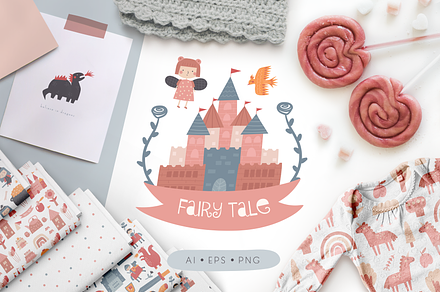 Fairy Tale Objects Postcards Set
